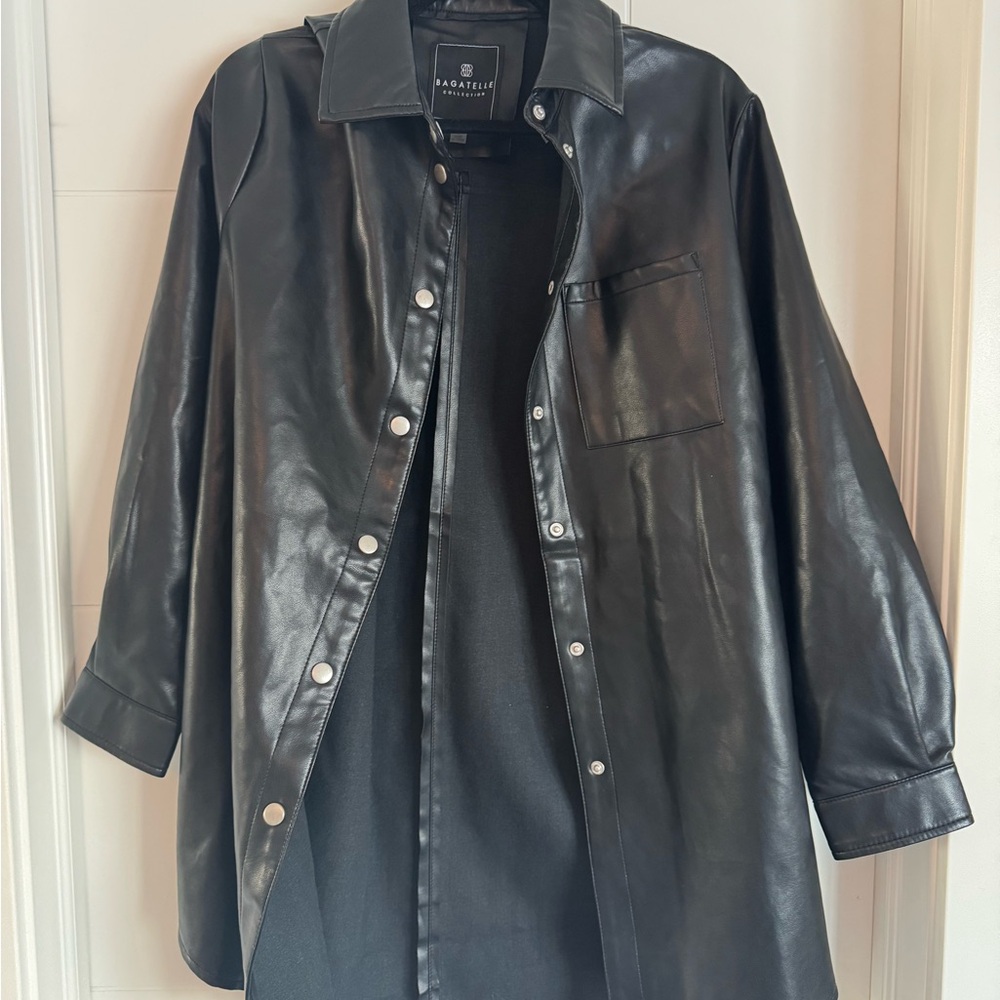 Bagatelle Glossy Black Shacket